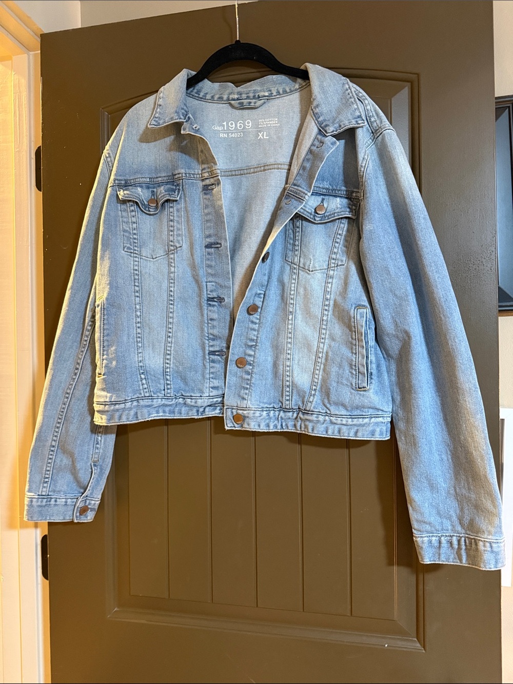 Light Wash Denim Jacket - Gap 1969